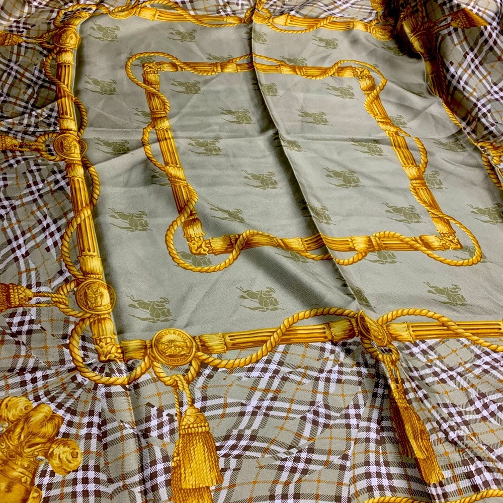 Burberry vintage silk scarf